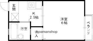 シティハイムプリムヴェール【1階】の間取り