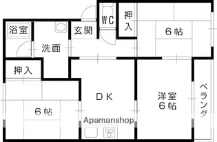 トリヴァンベール森【303号室】の間取り