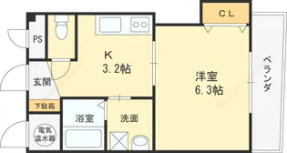 MS CUBEⅠ【2階】の間取り