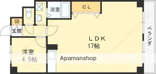 メゾンエスポアール【1階】の間取り