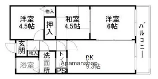 アベニューKN【6階】の間取り