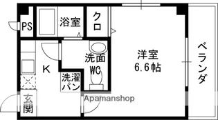 ヴィラナリー鶴見【110号室】の間取り