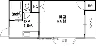 シャルムK【204号室】の間取り