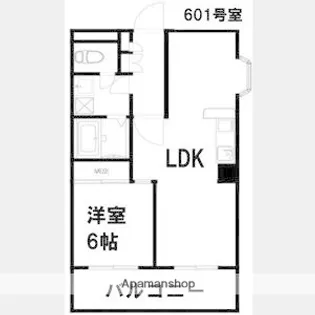 パークロッジ【6階】の間取り