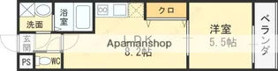 フジパレス城東諏訪Ⅱ番館【2階】の間取り