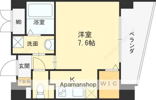 大阪府大阪市都島区東野田町5丁目【マンション】の間取り