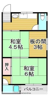 嶋川マンション【301号室】の間取り
