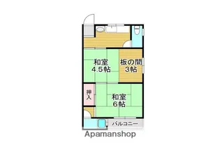 嶋川マンション【3階】の間取り