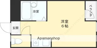 大阪府大阪市城東区今福西1丁目【マンション】の間取り
