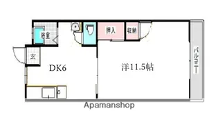 コーポ八千代【C-3号室】の間取り