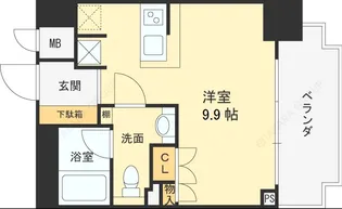 セイワパレス 京橋コルティーレ【0505号室】の間取り