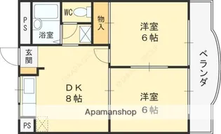 ロジュマン鶴見【3階】の間取り