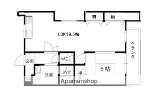 リベルテアミューザー【8階】の間取り