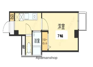 サンコート緑橋【302号室】の間取り