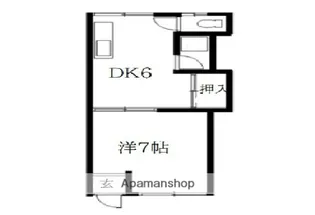 スズランハイツ【1階】の間取り