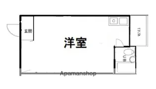 コスモス住道【210号室】の間取り