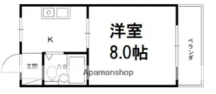 コスモス住道【3階】の間取り