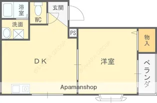 ローランつるみ【1階】の間取り