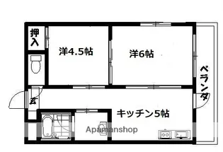 ニューハイツ川端【306号室】の間取り