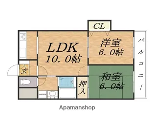 グランデ鶴見【2階】の間取り