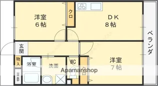 メゾン・アイリス【301号室】の間取り