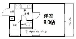 グリーンフィールド【2階】の間取り