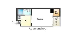 シティーコーポ今福【7階】の間取り