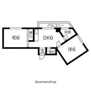 今清マンション【2階】の間取り