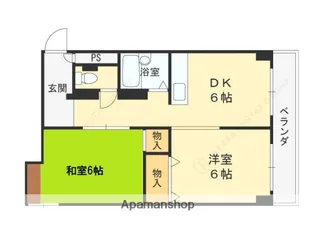 センチュリー鶴見【2階】の間取り