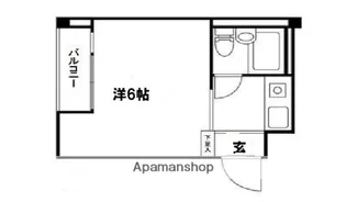 1Kの間取り画像