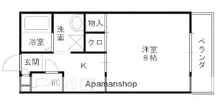 サンモール【D202号室】の間取り