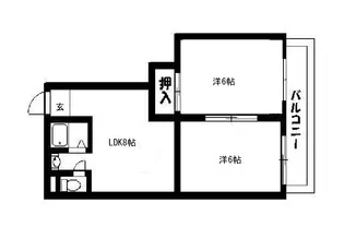メゾンド紫香【202号室】の間取り