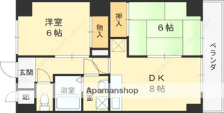 鶴見グリーンコート【4階】の間取り
