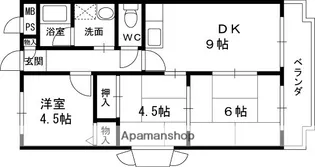 シルクハイム【3階】の間取り