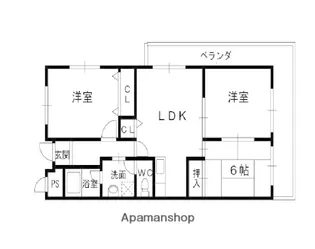 ハイムカランツ【6階】の間取り