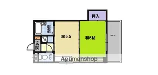 脇田ハイツ2号【202号室】の間取り