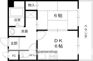 メイフェアN【3階】の間取り