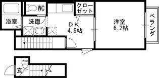 フレーリーコート【2階】の間取り