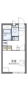 レオパレスソレーユS O【2階】の間取り