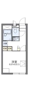レオパレスソレーユS O【2階】の間取り