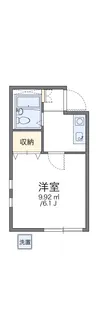 レオパレス住道第2【1階】の間取り