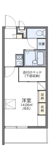 レオパレスIB【2階】の間取り