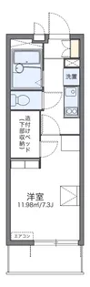 レオパレス中川MTM【3階】の間取り