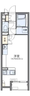レオネクスト稲田【2階】の間取り