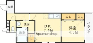 フジパレス鶴見Ⅵ番館【2階】の間取り