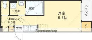サウスモデラート【1階】の間取り
