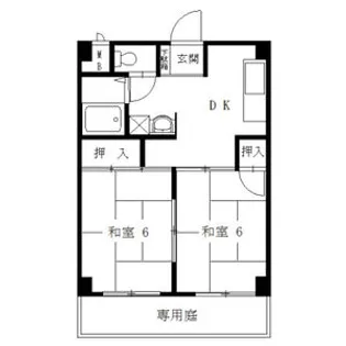 プチハイム薫【1階】の間取り