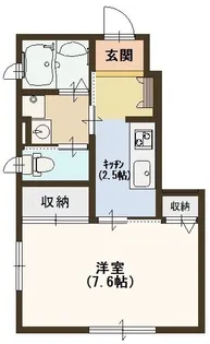 フィカーサ麗風【102号室号室】の間取り