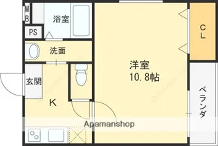 フジパレス関目【2階】の間取り