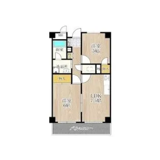 久光マンション【6階】の間取り